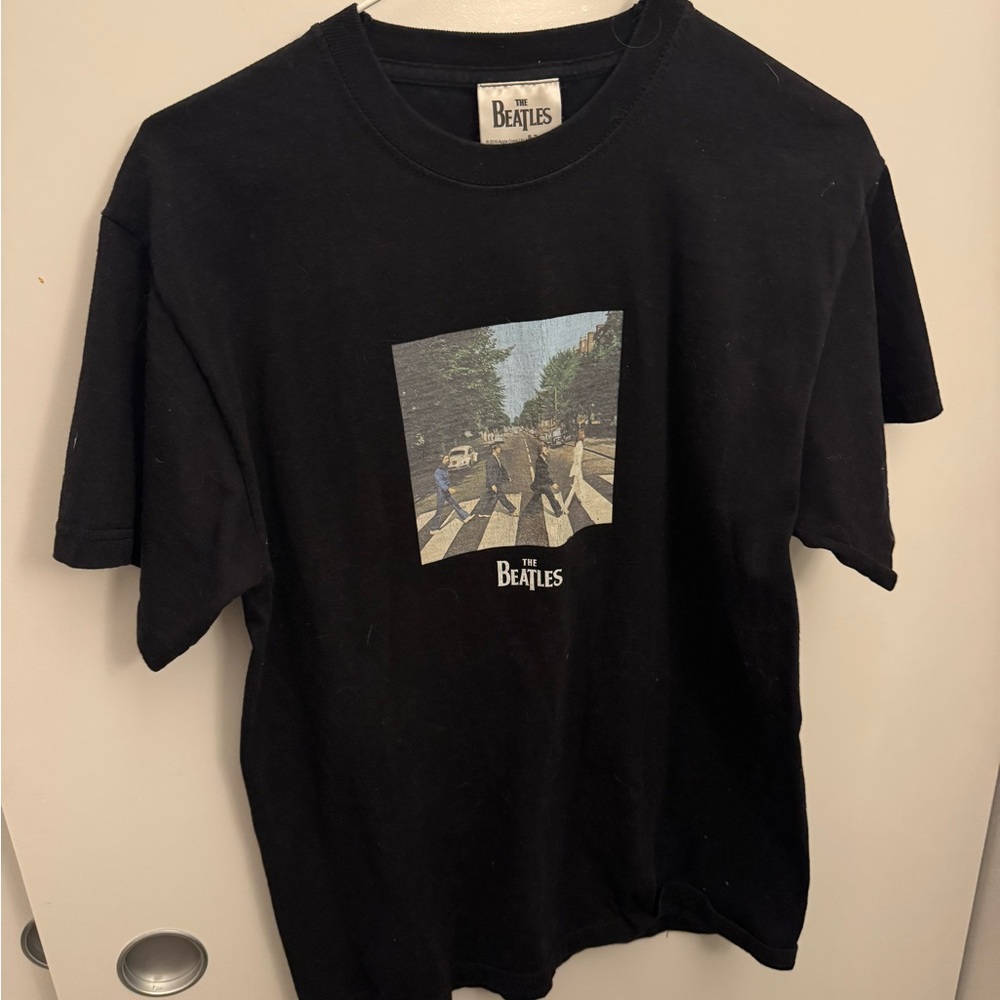 The Beatles Black Abbey Road T-Shirt